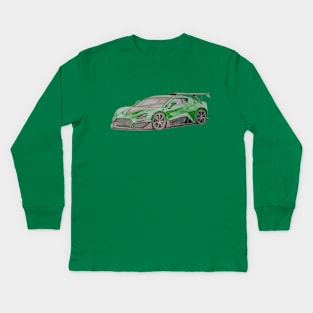 Car Kids Long Sleeve T-Shirt